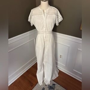 Paul & Joe Paris Ivory Salerna Shirtdress. Size 38/U.S. size 8. Brand new.